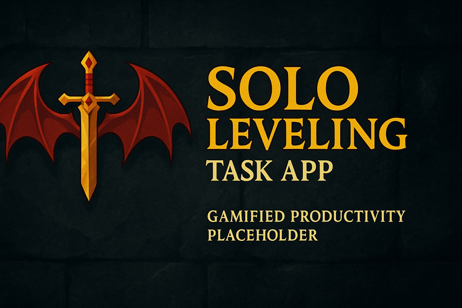 Solo Leveling Task App